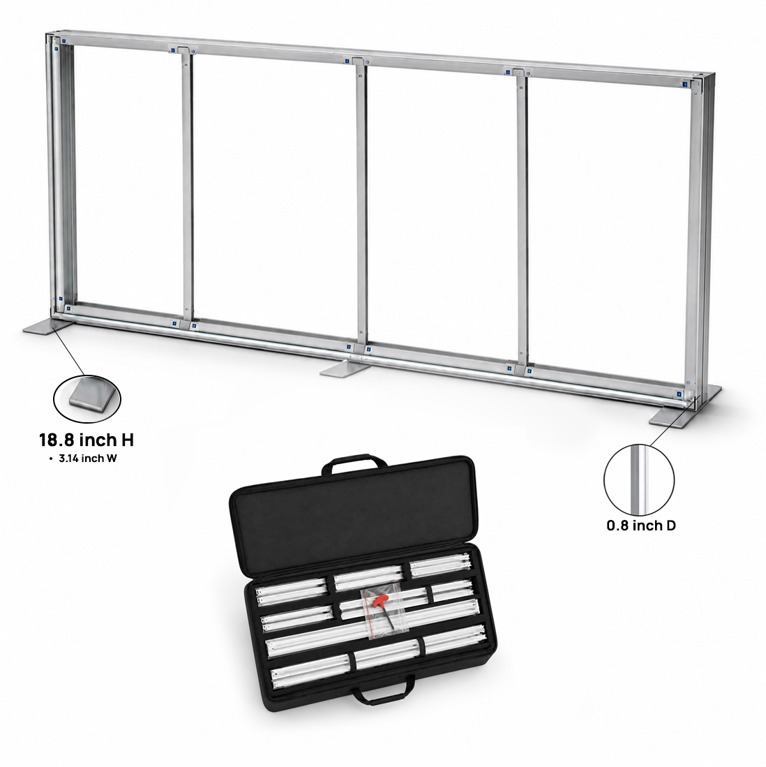 SEG Fabric Media Wall - 6m