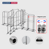 Magnetic Fabric Booth Display - Model 4 (5m x 5m)