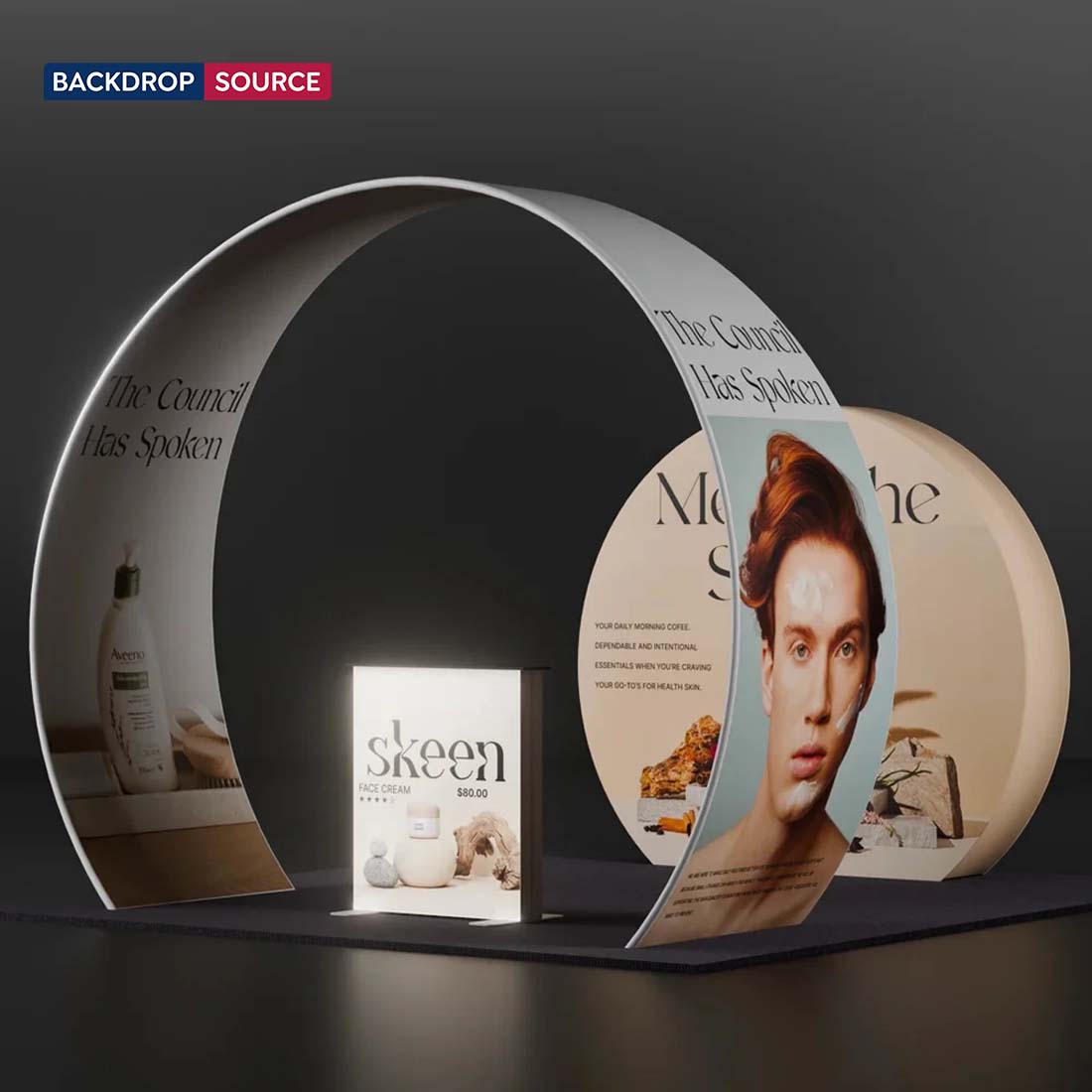 شاشة عرض محمولة 3م × 3م - موديل 34