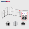 Magnetic Fabric Booth Display - Model 5 (4 x 4m)