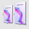Non-Backlit Wall-Mounted SEG Fabric display - 119mm Depth