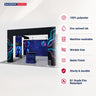 6x6m Booth Kit with 6m Backdrop, Entry Arch & 2 TV Mounts