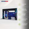 6x6m Booth Kit with 6m Backdrop, Entry Arch & 2 TV Mounts