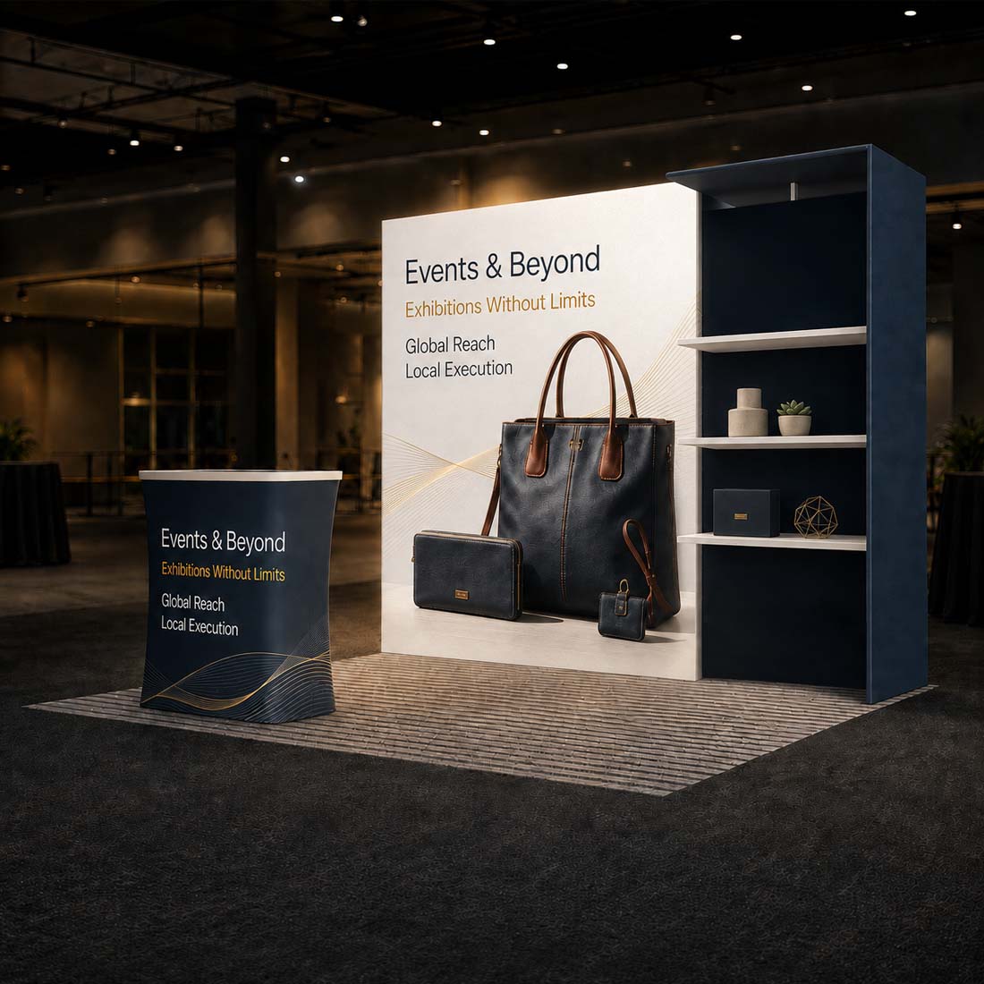 Premier 3m x 3m Exhibition Booth - Model 5