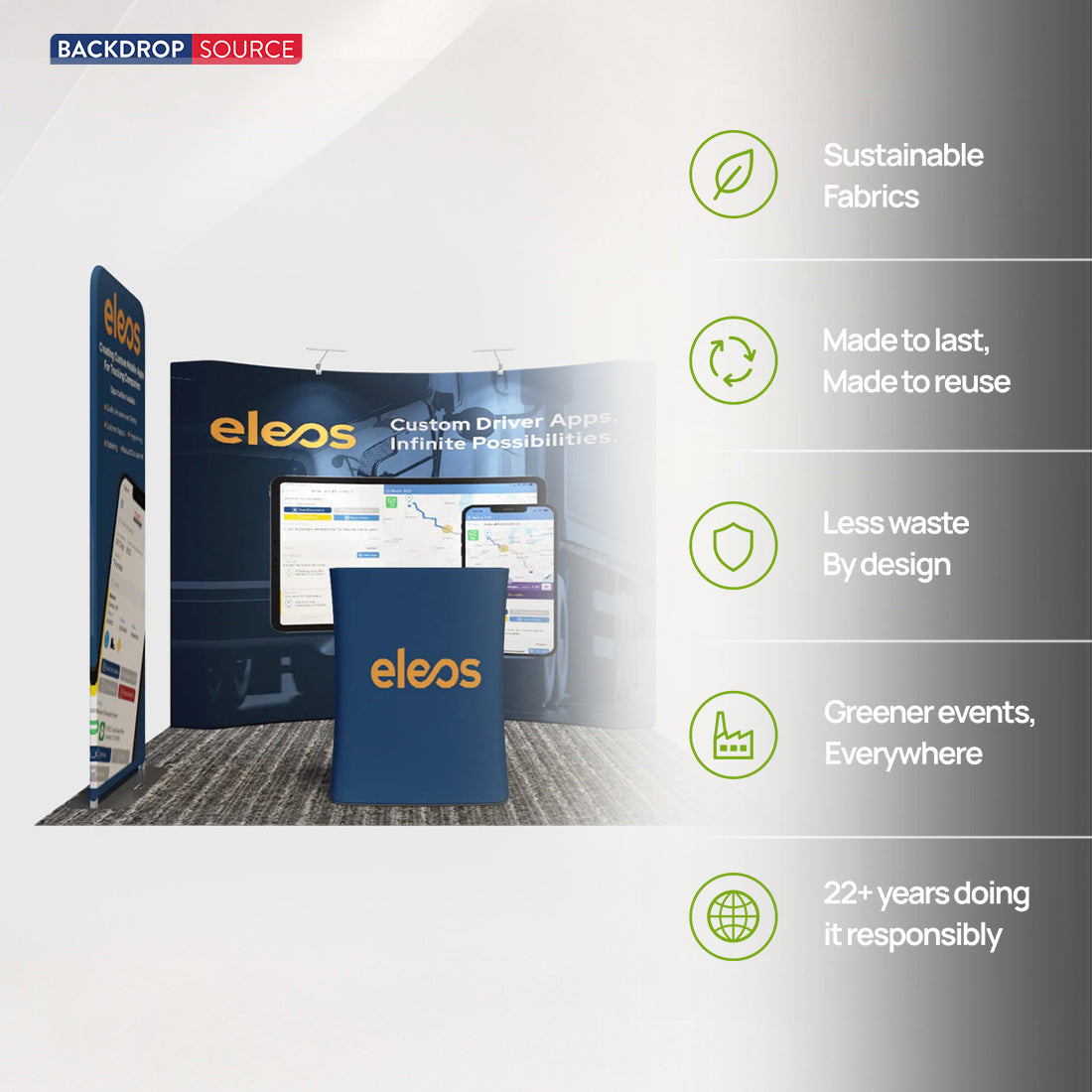 شاشة عرض محمولة 3م × 3م - موديل 25