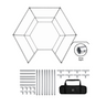 Hexagonal Vogue Booth Enclosure