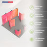 6x6m Magnetic Booth Kit with Y-Shape Walls & Reception Counter