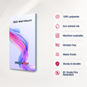 Non-Backlit Wall-Mounted SEG Fabric display - 40mm Depth