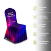 Pleated Banquet Chair Cover