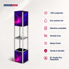 Square Portable Aluminum Spiral Tower Display