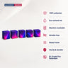 5 Sets of Stretch Fabric Displays for Product Showcase
