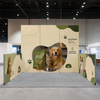 3m Folding SEG Booth Kit with U-Shape Wall & 6 Sidewalls