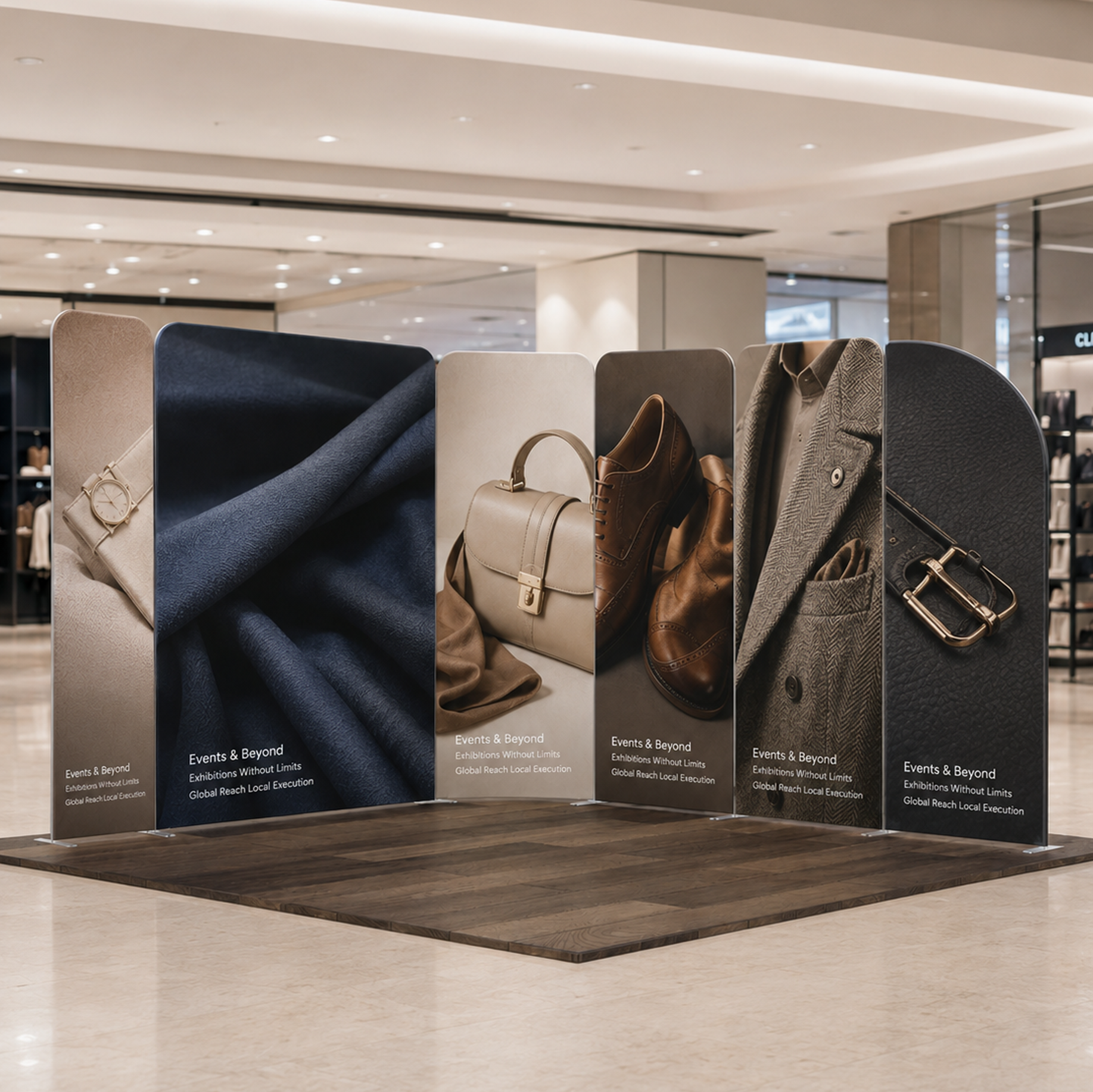 Magnetic Fabric Booth Display - Model 3 (3m x 3m)