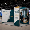 6m Folding SEG Booth Kit with Arch & Corner Sidewall