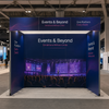 3m Folding SEG Booth Kit with Sidewalls & Header Band