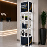 Square Portable Aluminum Spiral Tower Display