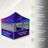 3m x 3m Custom Food Booth Canopy Tent