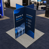 Folding SEG Display Tower with 4 Panels
