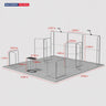 6x6m Magnetic Booth Kit with Y-Shape Walls & Reception Counter