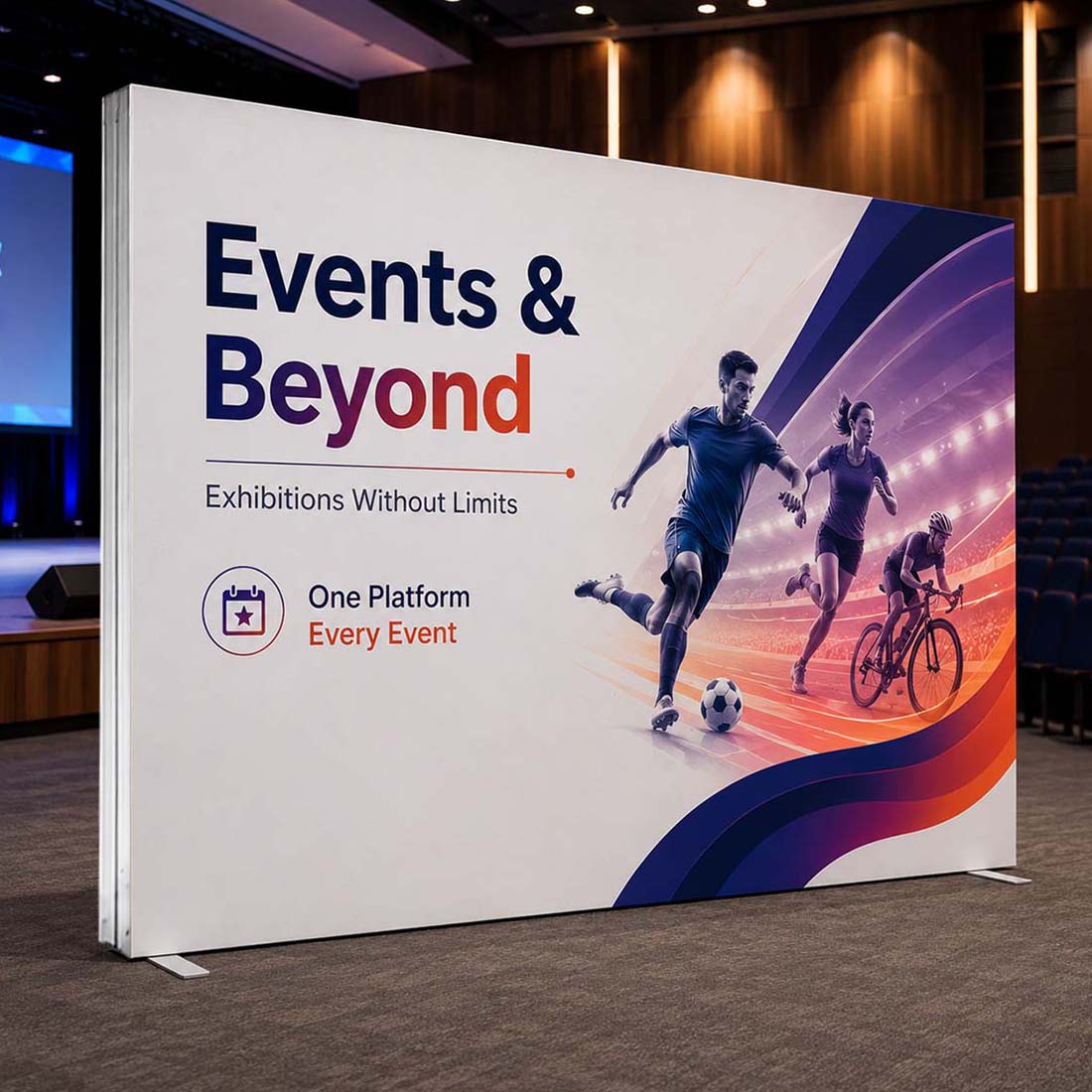 SEG Fabric Media Wall - 3m