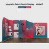Magnetic Fabric Booth Display - Model 3 (5m x 4m)