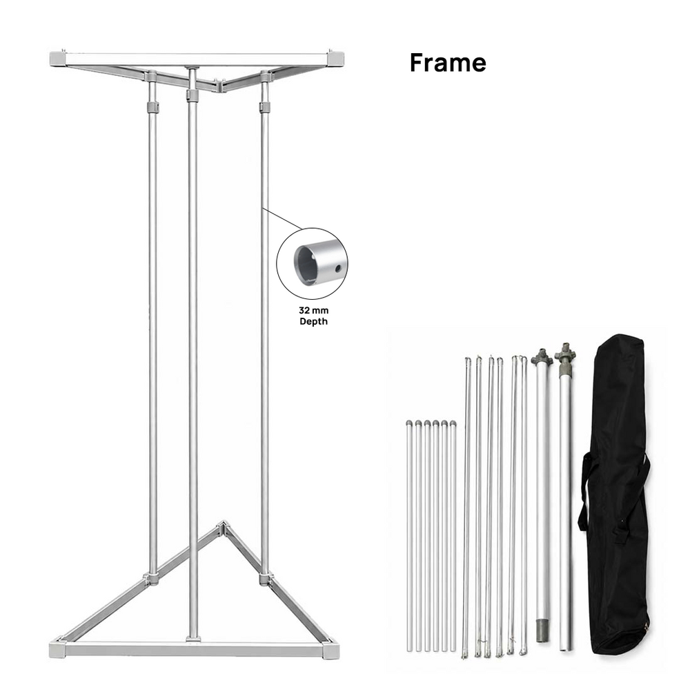 Modular Triangle Fabric Banner Display Stand