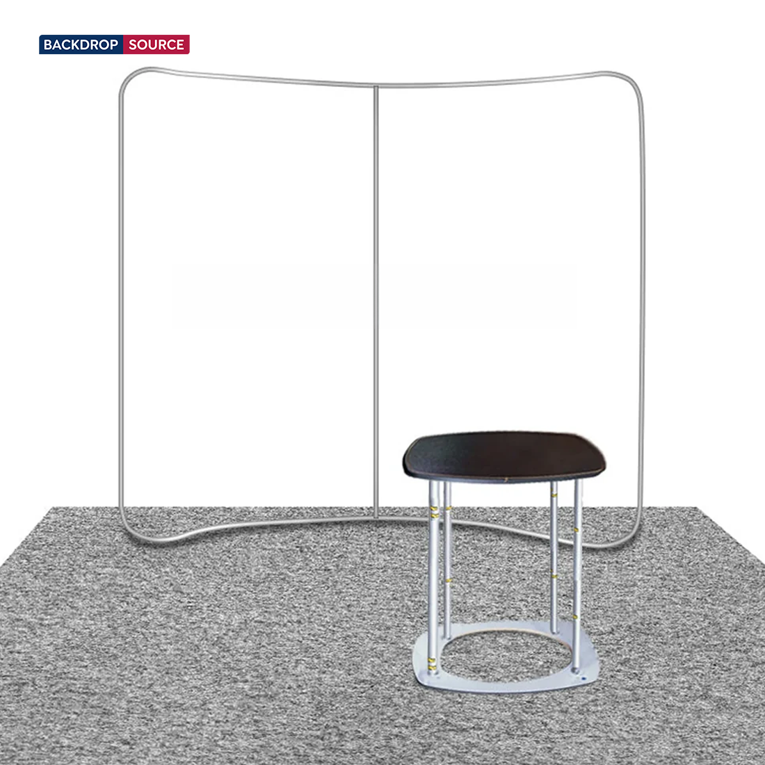 3x3m Curved Exhibit Pro 3-in-1 Display Kit with Illume Lights