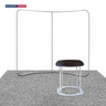 3x3m Curved Exhibit Pro 3-in-1 Display Kit with Illume Lights