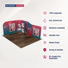Magnetic Fabric Booth Display - Model 3 (5m x 4m)