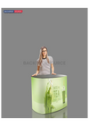 Backlit fabric LED Counter Display 1.2m / 1.8m