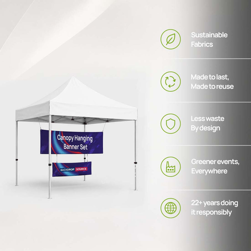 Custom Canopy Hanging Banner Kit (Only hangings)