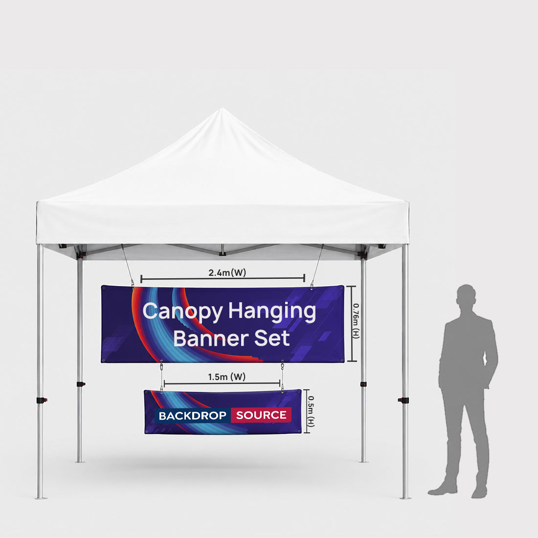 Custom Canopy Hanging Banner Kit (Only hangings)