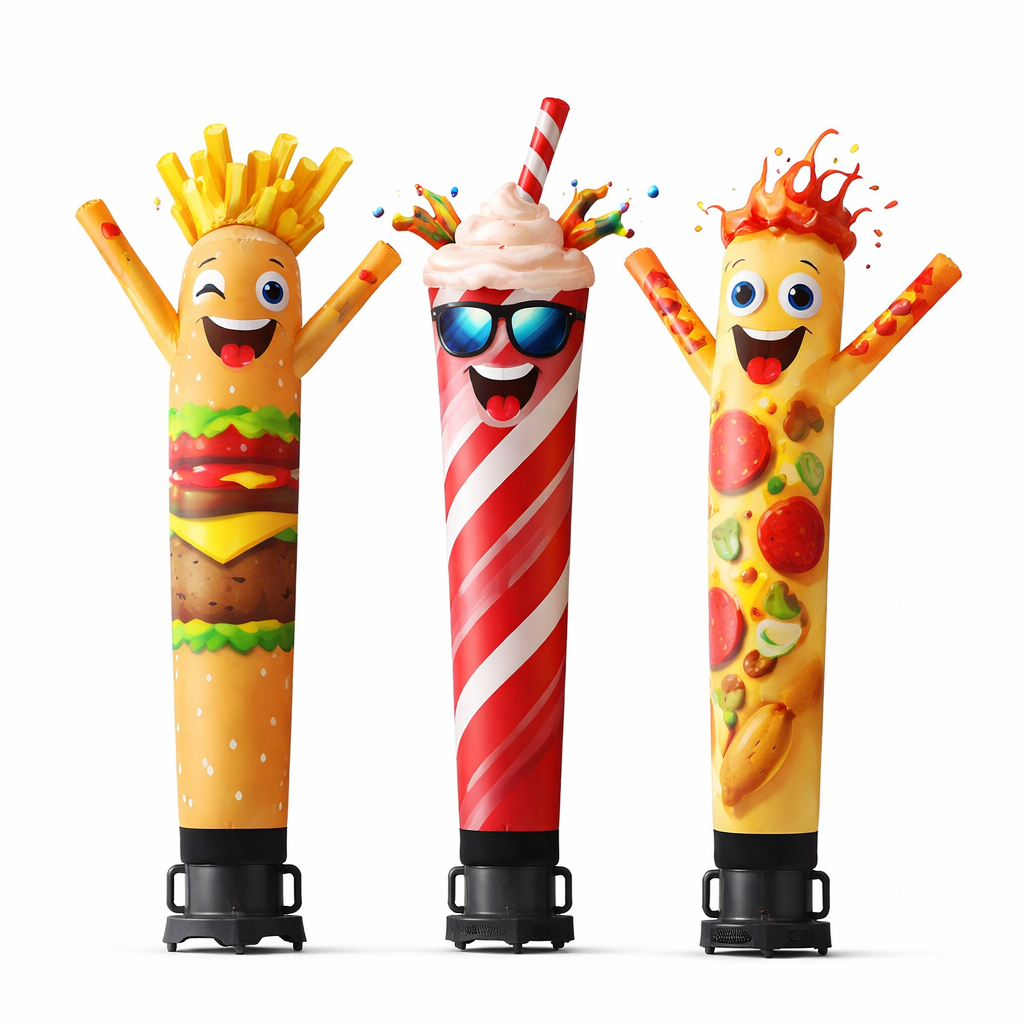 Inflatable Tube Man with Constant Air Supply