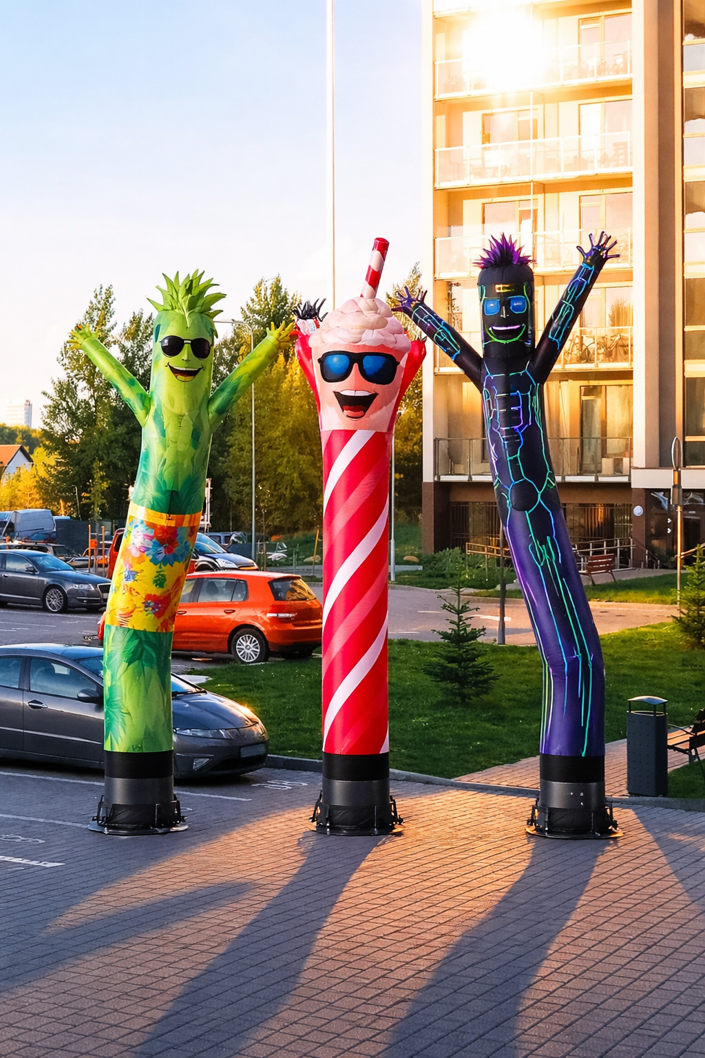 Inflatable Tube Man Sign Inflatable Tube Man with Constant Air Supply – Eye-Catching Outdoor ...