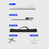Concave Feather Flag with Uni-Fit Pole
