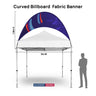 Curved Outdoor Billboard Banner (only billboard)