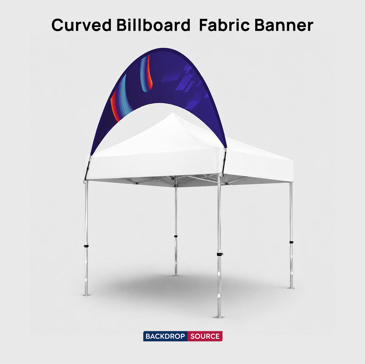 Curved Outdoor Billboard Banner (only billboard)