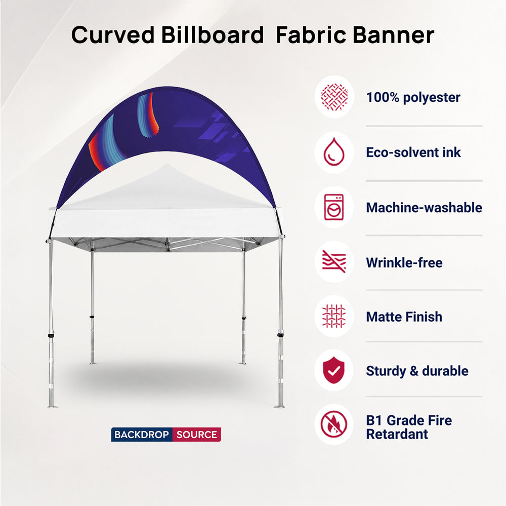 Curved Outdoor Billboard Banner (only billboard)