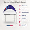Curved Outdoor Billboard Banner (only billboard)