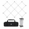Double X Fabric GeoMetrix Pop Up Grid Display