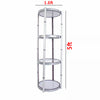 Exhibition Display Showcase with 4-Layer Shelves - Backdropsource