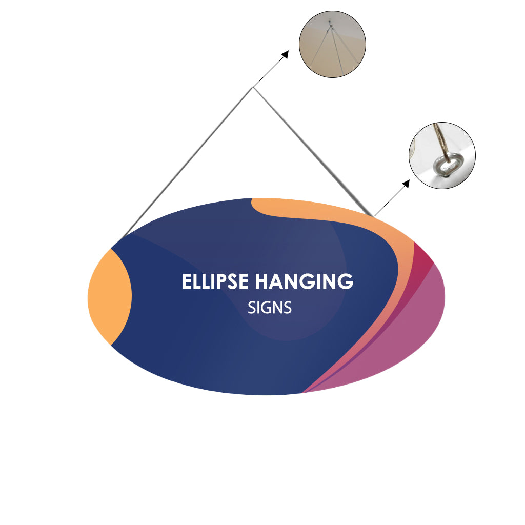 Sky Tube Ellipse Hanging Banner - Backdropsource