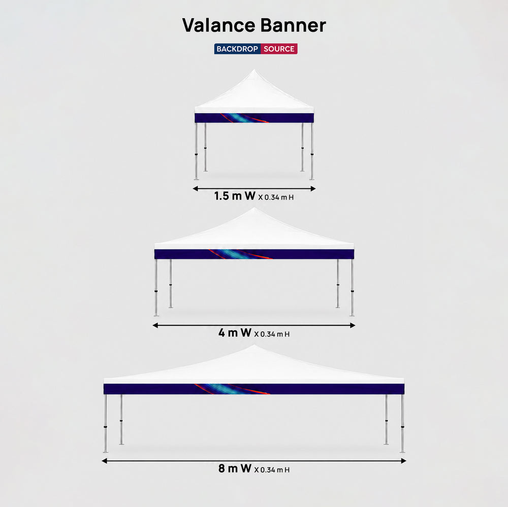 Canopy Tent Valance Banner
