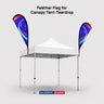 Feather Flag for Canopy Tents