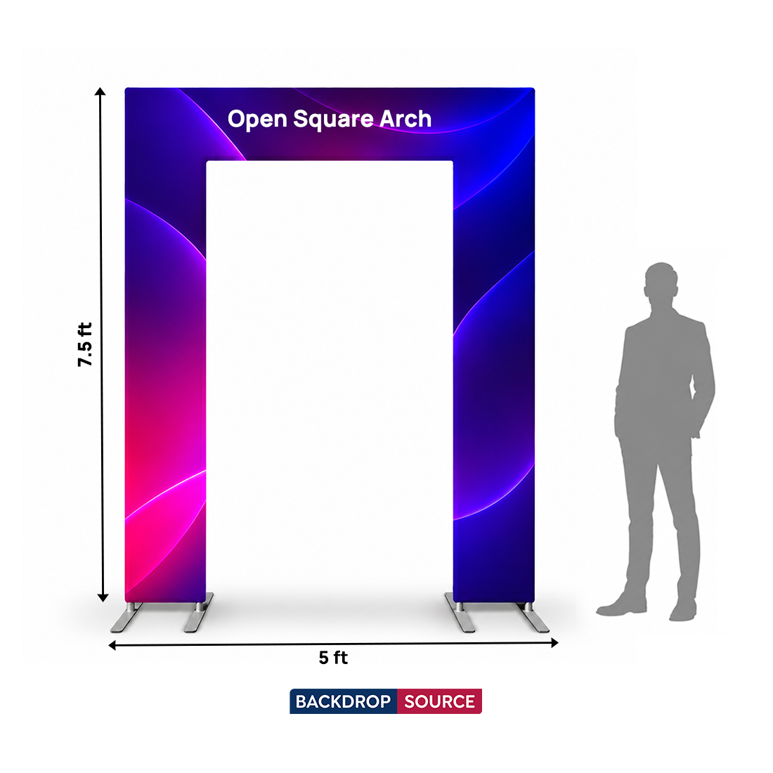 Full Open Square Arch