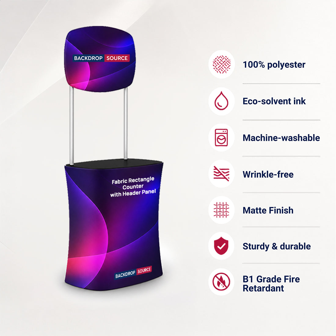 Rectangle Counter with Header Panel