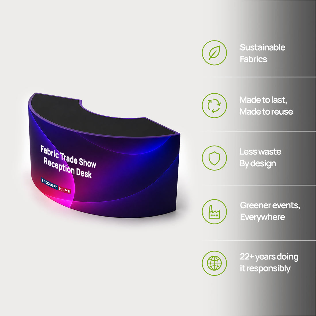 Trade Show Reception Desk