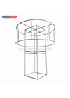 Fabric Tower Column Stand with Circle