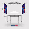 Feather Flag for Canopy Tents