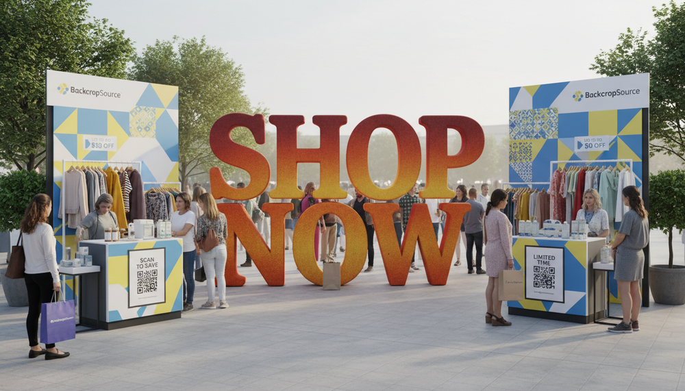 Freestanding 3D Words & Phrases Display Stand